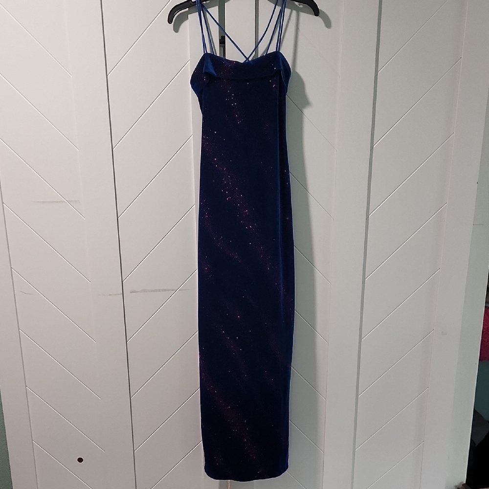 Elegant Blue Evening Dress